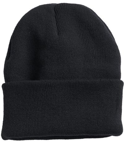 Am image of a Custom ATC Insulated Knit Toque in Black!