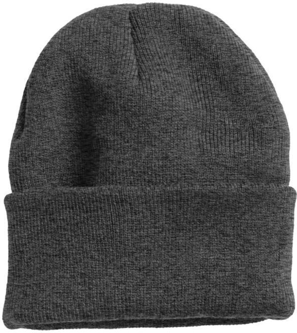 Am image of a Custom ATC Insulated Knit Toque in Charcoal!