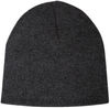 Am image of a Custom ATC Knit Skull Cap in Black Heather!