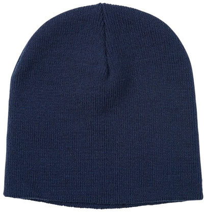 Am image of a Custom ATC Knit Skull Cap in Navy!