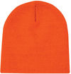 Am image of a Custom ATC Knit Skull Cap in Orange!