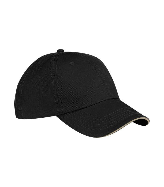 ATC Sandwich Bill Cap in Black/Khaki