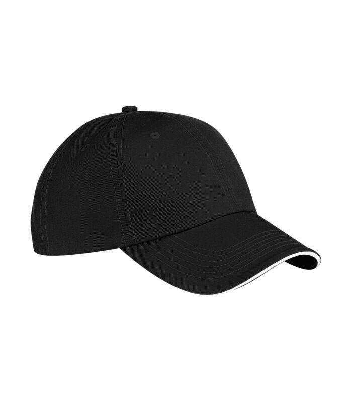 ATC Sandwich Bill Cap in Black/White