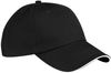 Am image of a Custom ATC Sandwich Bill Cap in Black/White!