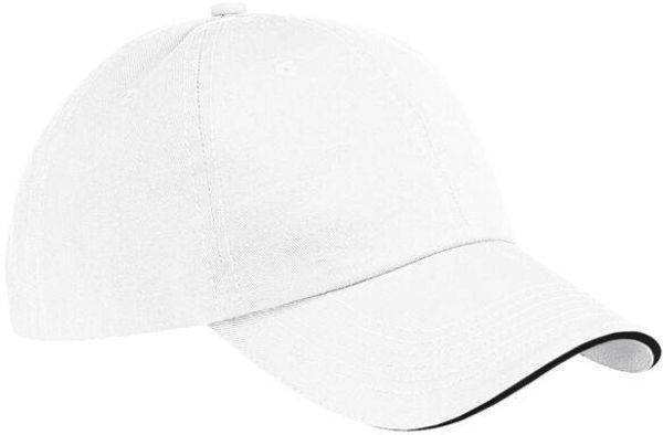 Am image of a Custom ATC Sandwich Bill Cap in White/Navy!