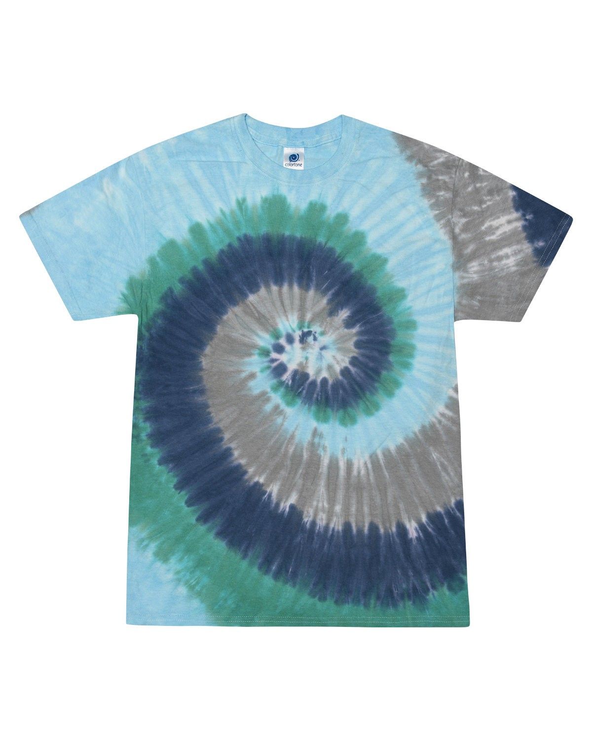 Tie Dye Adult Cotton T Shirt in Earth