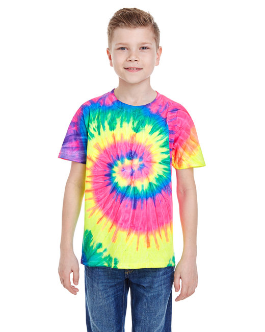 Tie Dye Youth Cotton T Shirt