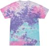 Am image of a Custom Tie Dye Adult Burnout Festival TShirt in Cotton Candy!