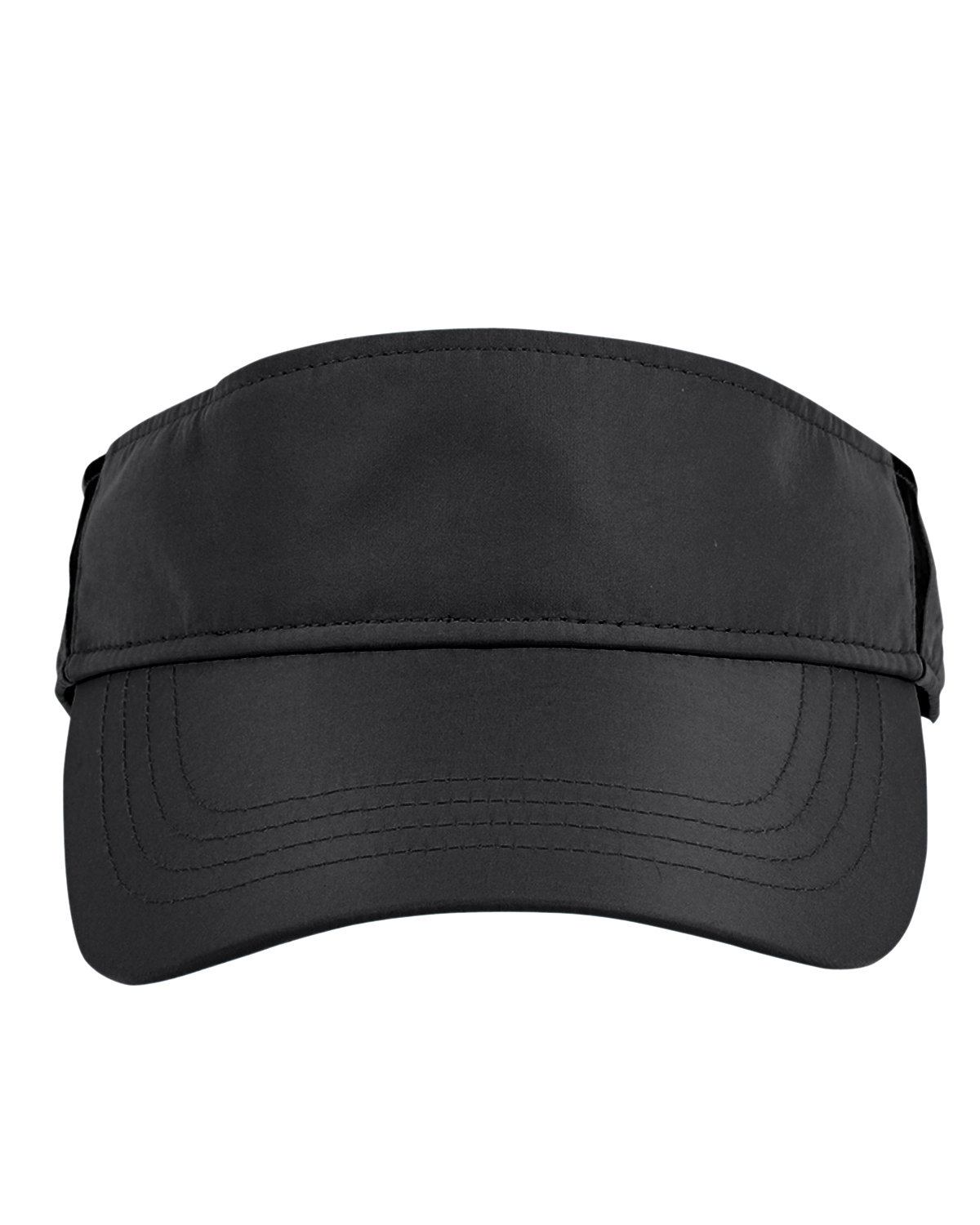 Core 365 Adult Drive Performance Visor in Black/Carbon