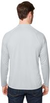 Am image of a Custom Core 365 Unisex Ultra UVP™ Long Sleeve Raglan T Shirt in PLATINUM!