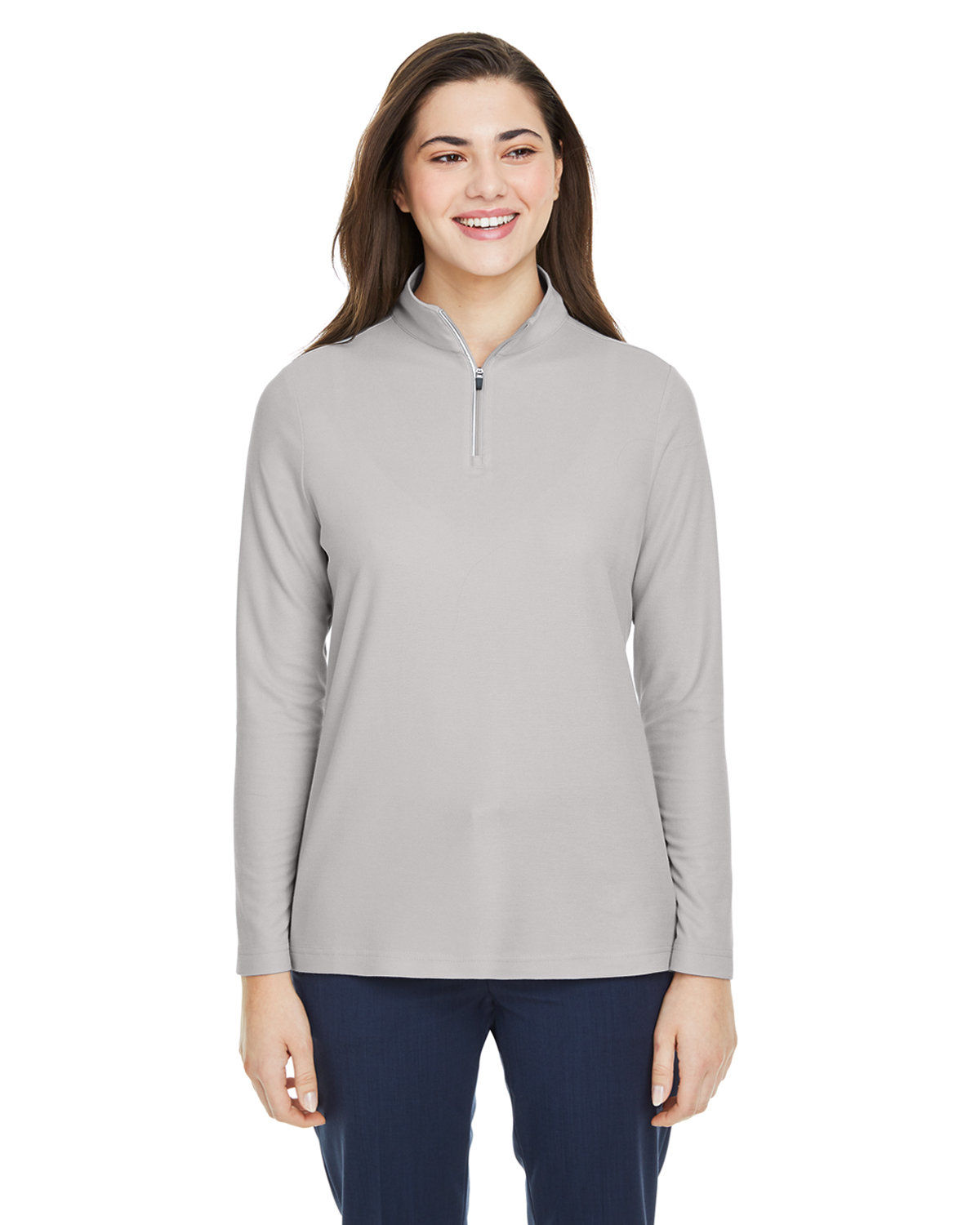 Core 365 Ladies Fusion ChromaSoft Pique Quarter Zip