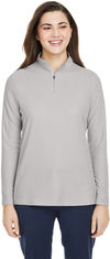 An image of a Custom Core 365 Ladies Fusion ChromaSoft Pique Quarter Zip!