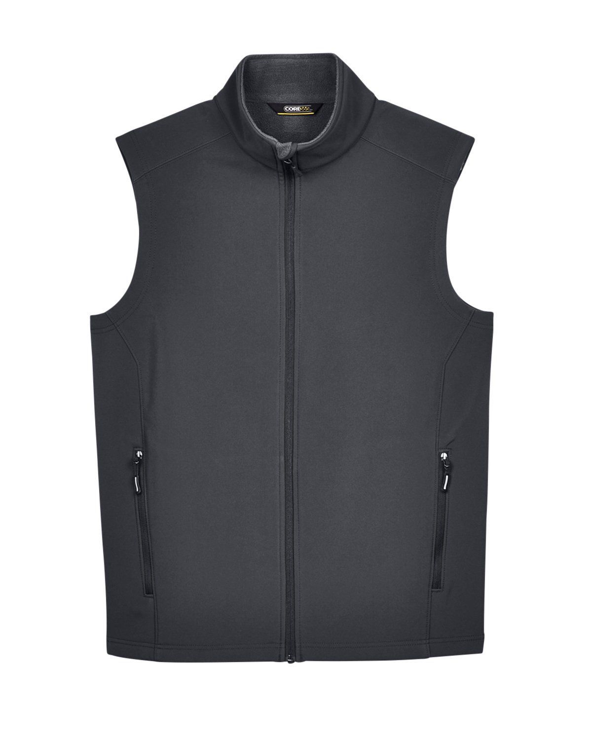 Core 365 Men's Cruise Two Layer Fleece Bonded Soft Shell Vest in Carbon
