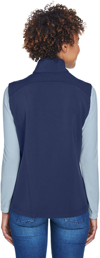 An image of a Custom Core 365 Ladies' Cruise Two Layer Fleece Bonded Soft Shell Vest!