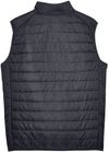 Am image of a Custom Core 365 Men's Prevail Packable Puffer Vest in Carbon!