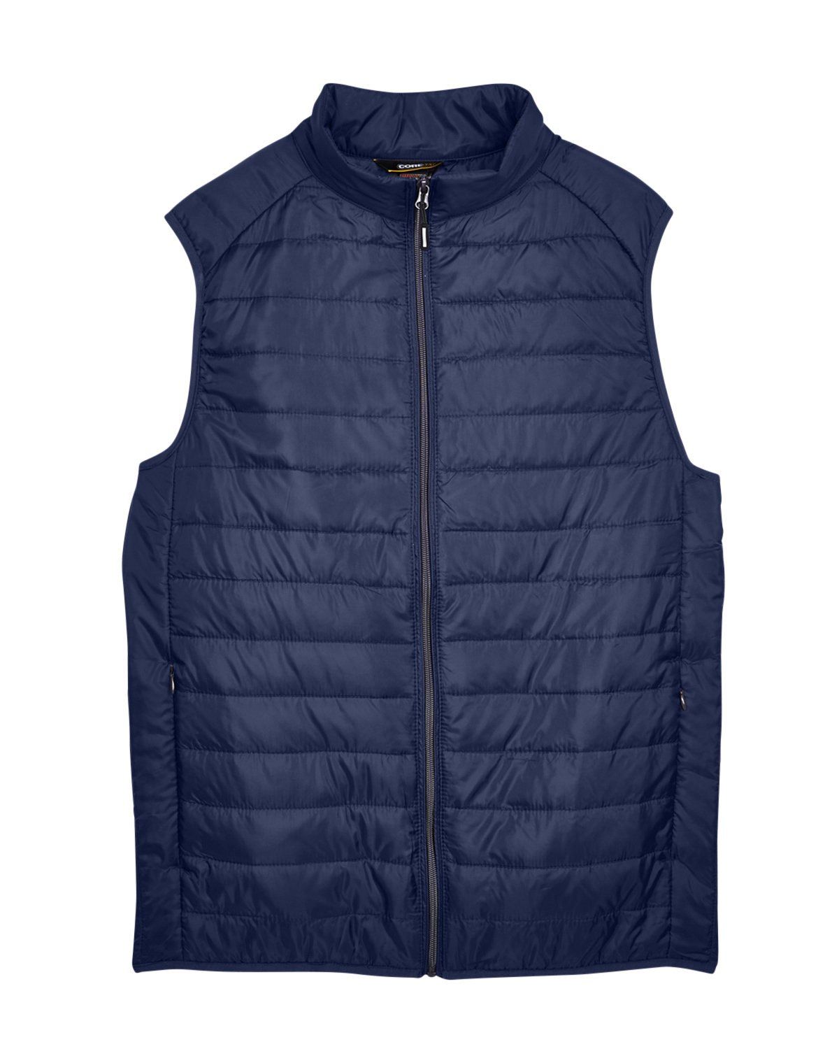 Core 365 Men's Prevail Packable Puffer Vest in Classic Navy