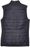 Am image of a Custom Core 365 Ladies' Prevail Packable Puffer Vest in Carbon!