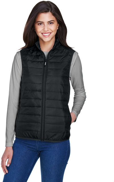 An image of a Custom Core 365 Ladies' Prevail Packable Puffer Vest!