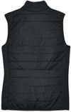 Am image of a Custom Core 365 Ladies' Prevail Packable Puffer Vest in Black!