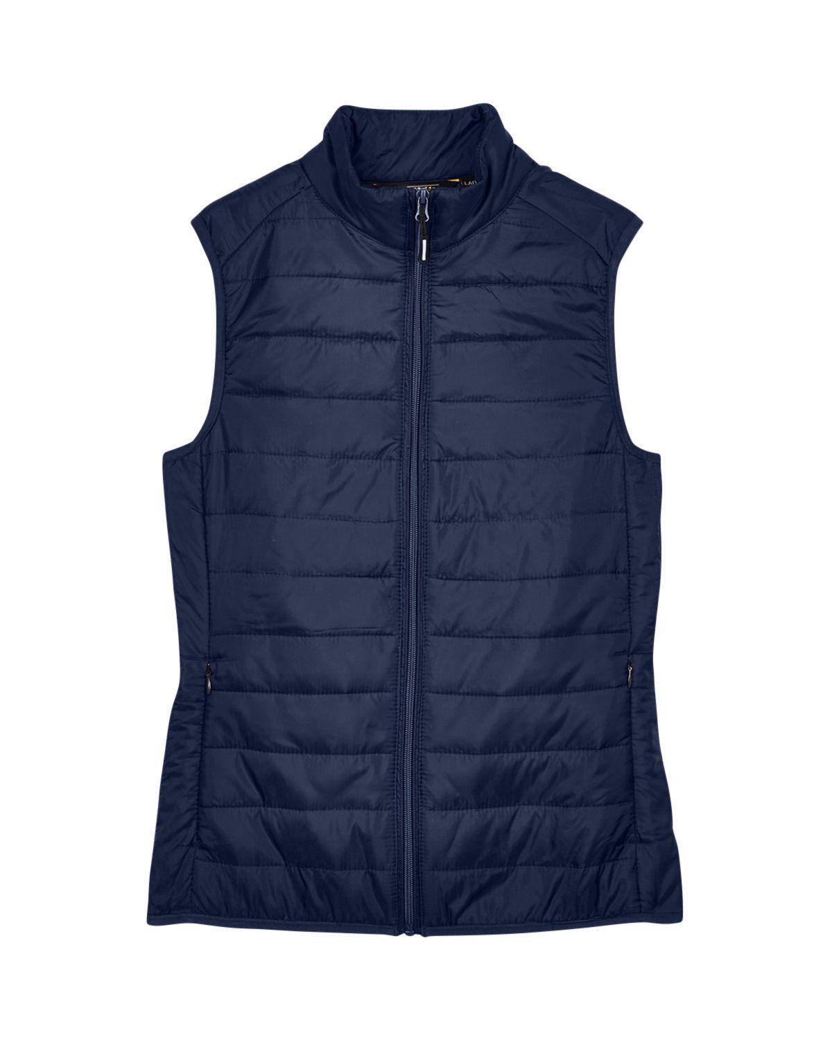 Core 365 Ladies' Prevail Packable Puffer Vest in Classic Navy