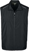 Am image of a Custom Core 365 Men's Techno Lite Unlined Vest in Black!