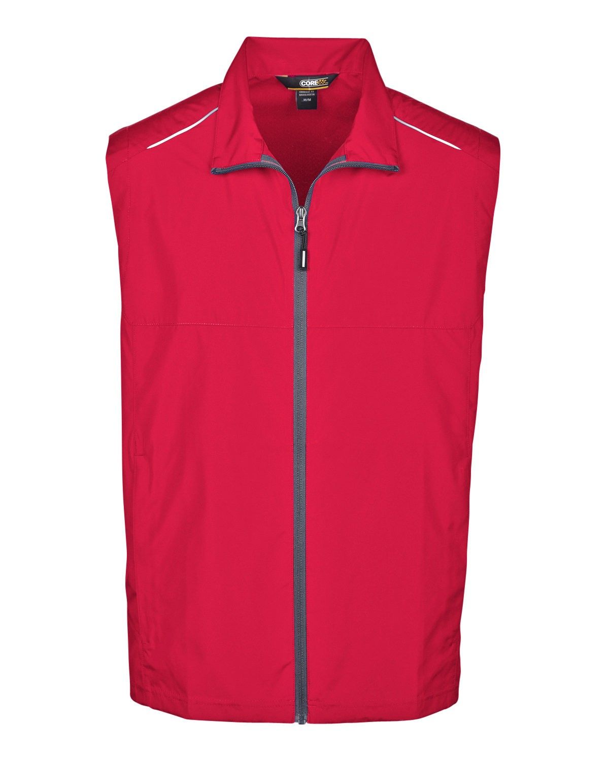 Core 365 Men's Techno Lite Unlined Vest in Classic Red