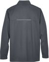 Am image of a Custom Core 365 Men's Techno Lite Three Layer Knit Tech Shell in Carbon!