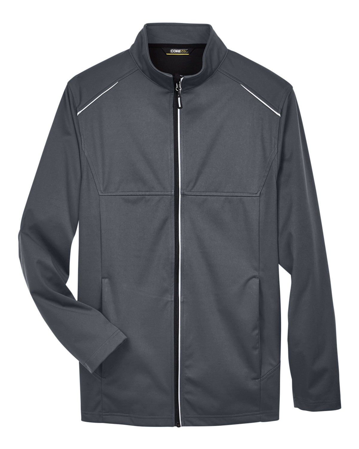Core 365 Men's Techno Lite Three Layer Knit Tech Shell in Carbon
