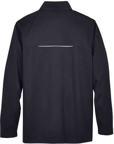 Am image of a Custom Core 365 Men's Techno Lite Three Layer Knit Tech Shell in Black!