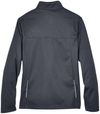 Am image of a Custom Core 365 Ladies' Techno Lite Three Layer Knit Tech Shell in Carbon!