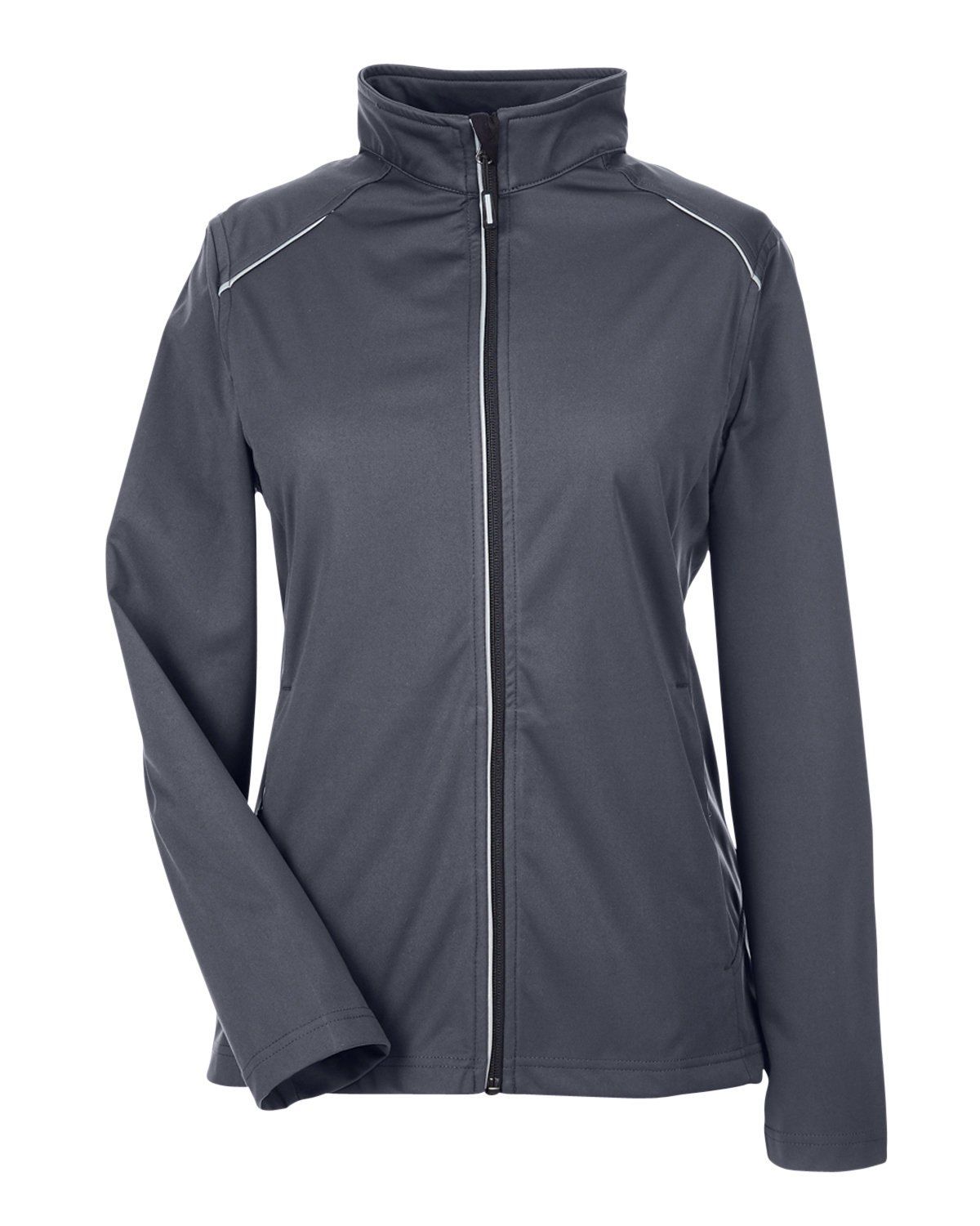 Core 365 Ladies' Techno Lite Three Layer Knit Tech Shell in Carbon