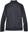 Am image of a Custom Core 365 Ladies' Techno Lite Three Layer Knit Tech Shell in Black!