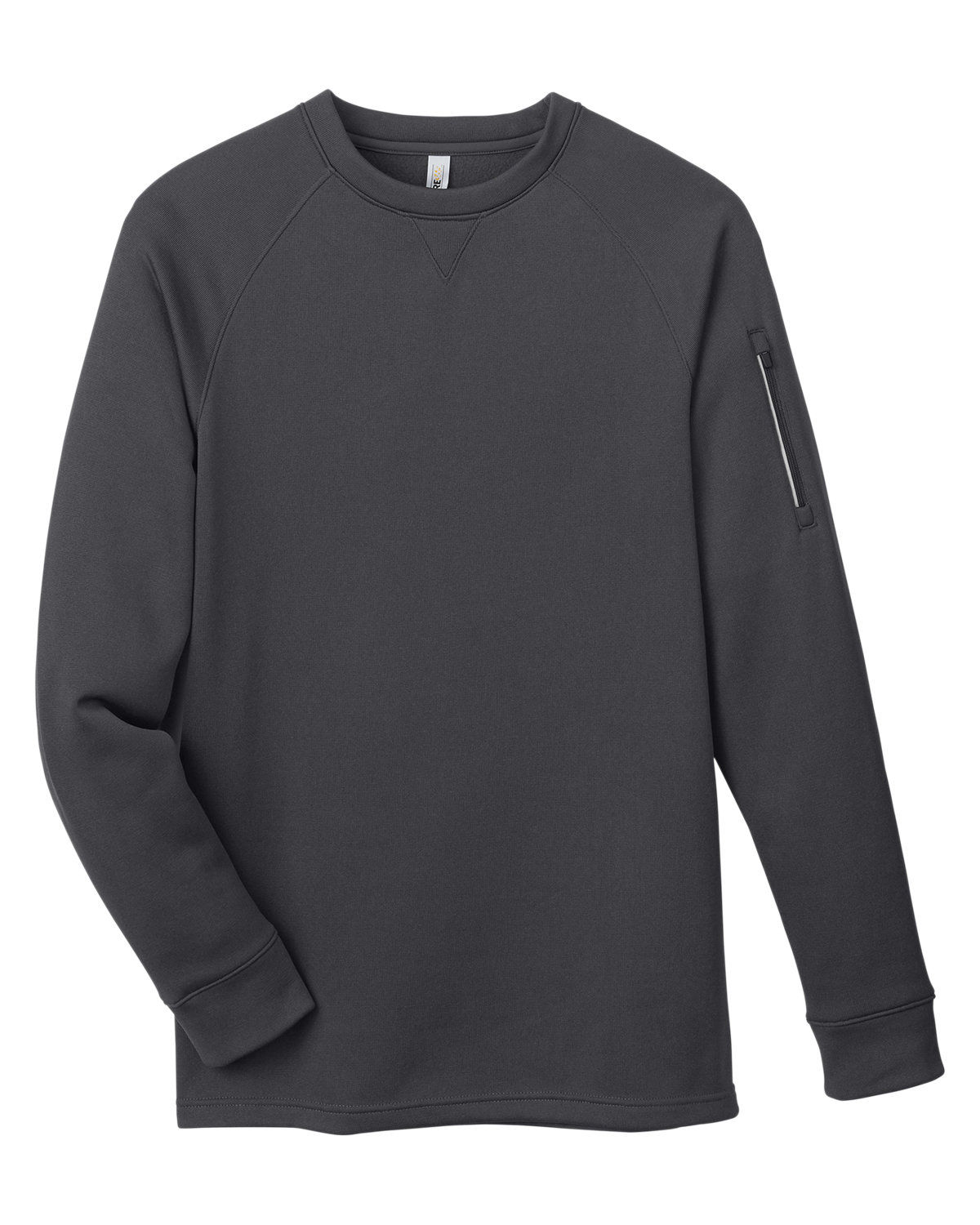 Core 365 Unisex Fusion ChromaSoft™ Fleece Crew Pullover in CARBON