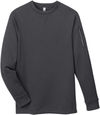 Am image of a Custom Core 365 Unisex Fusion ChromaSoft™ Fleece Crew Pullover in CARBON!