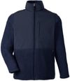 Am image of a Custom Core365 Men's Journey Summit Hybrid Full Zip in CLSC NVY/ CLS NV!