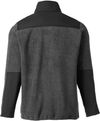 Am image of a Custom Core365 Men's Journey Summit Hybrid Full Zip in HTH CHRCOAL/ BLK!