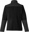 Am image of a Custom Core365 Ladies' Journey Summit Hybrid Full Zip in BLACK/ BLACK!