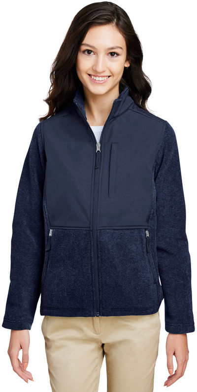 An image of a Custom Core365 Ladies' Journey Summit Hybrid Full Zip!