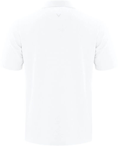Am image of a Custom Callaway Core Performance Polo in White!