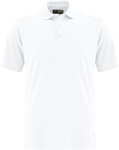 Am image of a Custom Callaway Core Performance Polo in White!