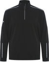 Am image of a Custom Callaway Quarter Zip Water Repellent Pullover in Black!