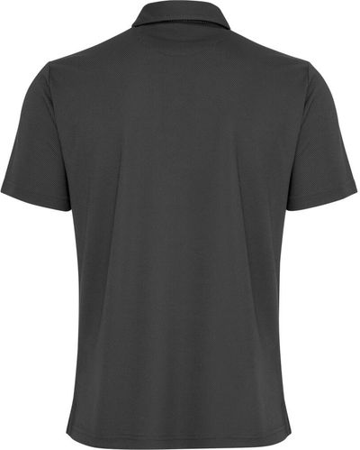 Am image of a Custom Callaway Birdseye Polo in Black!
