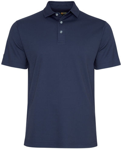 Am image of a Custom Callaway Birdseye Polo in Peacoat Navy!