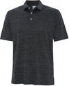 Am image of a Custom Callaway Broken Stripe Texture Polo in Black!