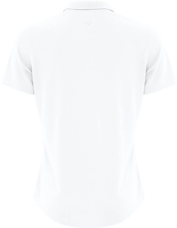 Am image of a Custom Callaway Core Performance Ladies Polo in Bright White!