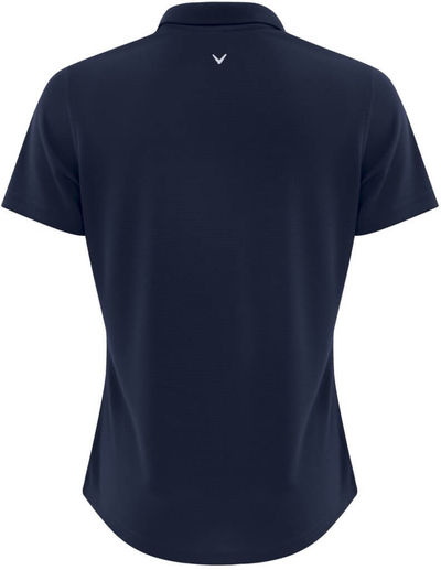 Am image of a Custom Callaway Core Performance Ladies Polo in Peacoat Navy!