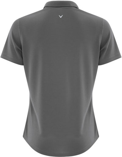 Am image of a Custom Callaway Core Performance Ladies Polo in Smoked Pearl!
