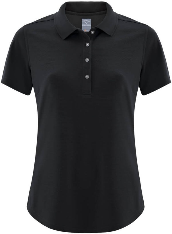 Am image of a Custom Callaway Core Performance Ladies Polo in Black!