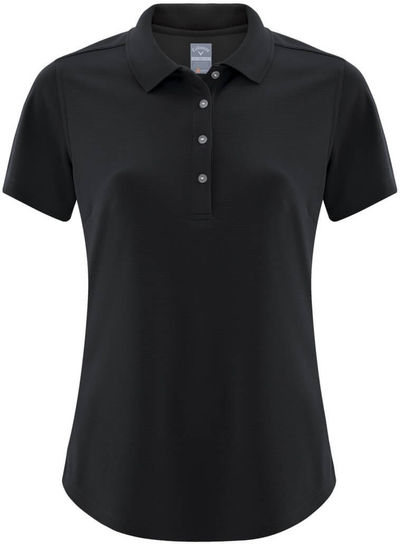 Am image of a Custom Callaway Core Performance Ladies Polo in Black!