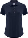 Am image of a Custom Callaway Core Performance Ladies Polo in Peacoat Navy!